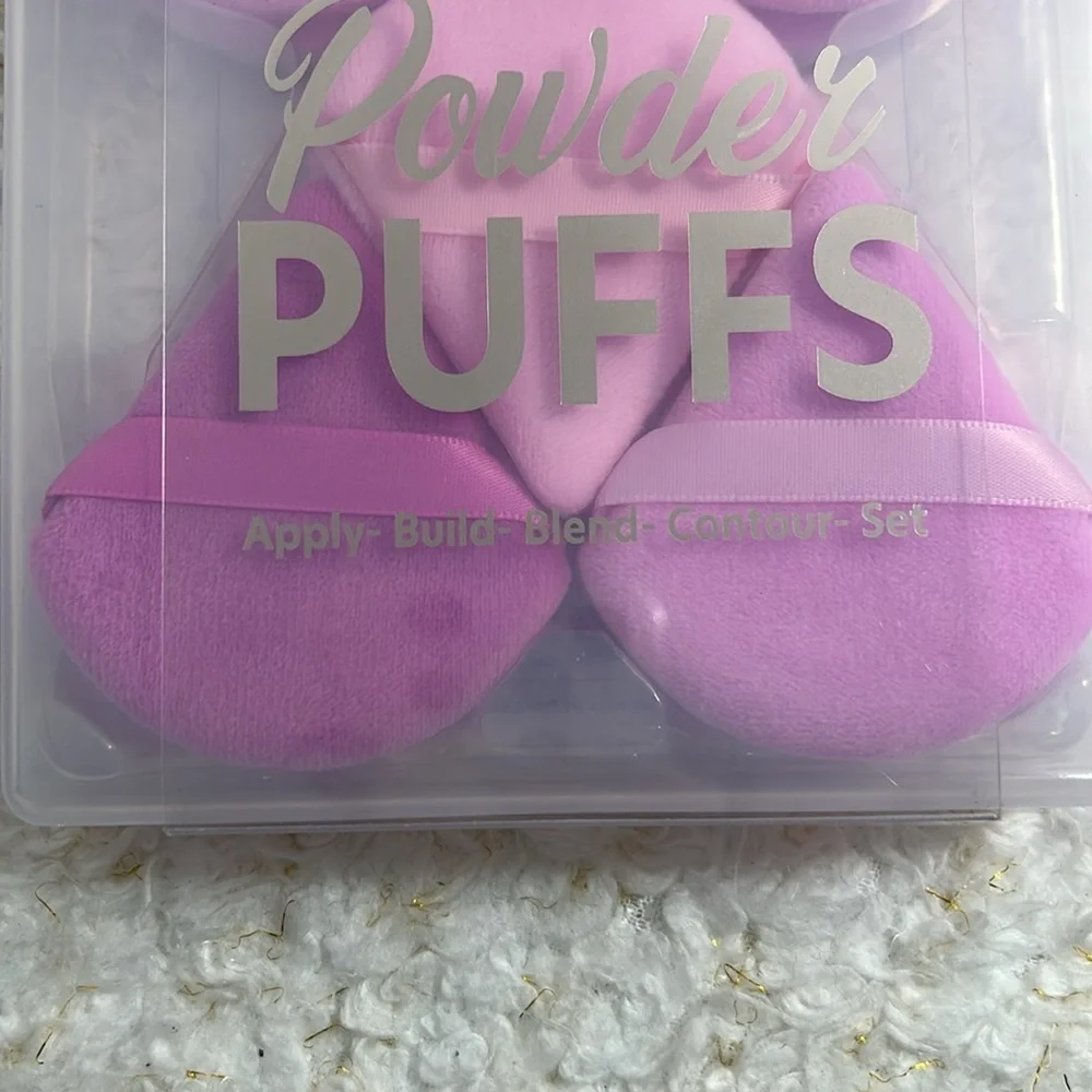Powder Puffs Set, build blend, contour‎ set
